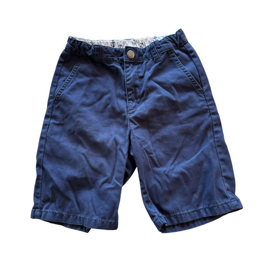 Boys size 8 Gymboree navy cargo shorts